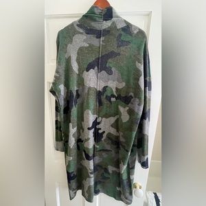 Magaschoni camo print cashmere duster